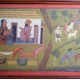 Krishna fights Aristasura - Old Kishangarh Prints
