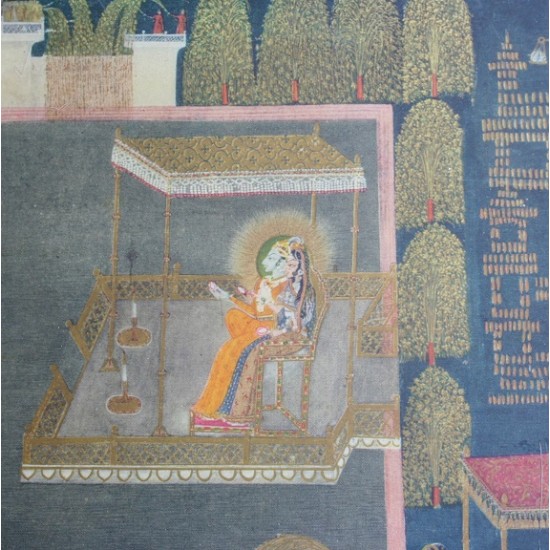 Savant Singh and Bani Thani - Old Kishangarh Prints