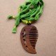 Keshvihar - Hand-carved wooden comb pendant