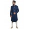 Navy Blue Italian Soft Twill Sherwani