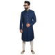 Navy Blue Italian Soft Twill Sherwani