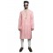 Pink Cotton-Silk Pin-Tucked Kurta