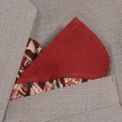 Cotton Kalamkari Pocket Square 