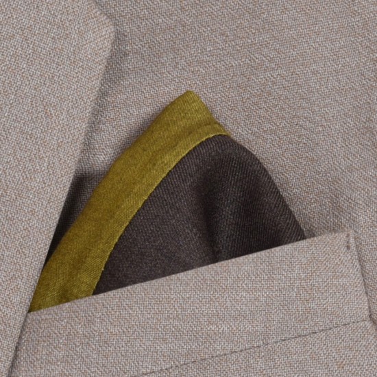 Cotton Silk and Suiting Pocket Square 