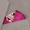 Cotton Silk Aztec Pocket Square 