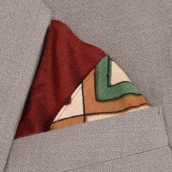 Cotton Silk Pocket Square  Cotton Silk Pocket Square
