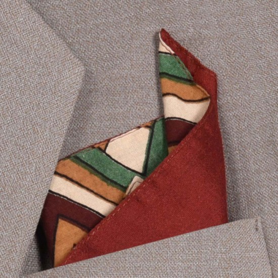 Cotton Silk Pocket Square 