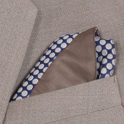 Satin Polka Dot Pocket Square 