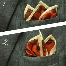 Silk Floral Pocket Square 