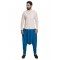 Blue Cotton Stitched Dhoti