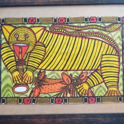 Santhal Tribal Painting Santhal Tribal Painting