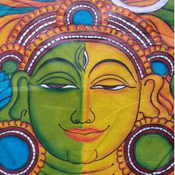 Kerala Mural Paintings - Ardha Narishwar