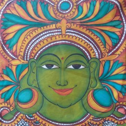 Kerala Mural Paintings - Radha Kerala Mural Paintings - Radha