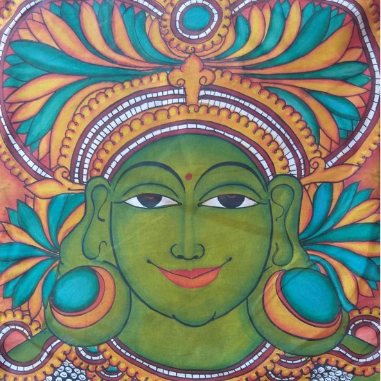 Kerala Mural Paintings - Radha