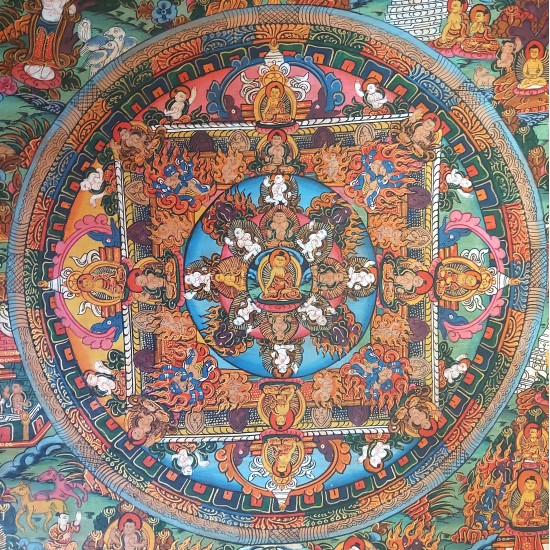 Buddha Mandala - Thangka Painting