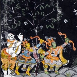 Vintage painting from Odisha