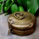 Etched Brass Roti or Paan box