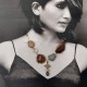 Aqua Agate and Toffee Quartz with Citrine White Agate Labradorite Necklace