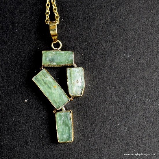 Green Kyanite pendant