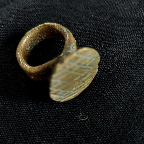 Antique Tribal Brass Finger Ring