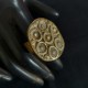 Nidra - Antique Tribal Brass Finger Ring