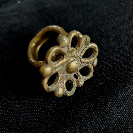 Antique Tribal Brass Finger Ring