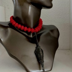 Antique Brass Kajaldani Neckpiece Antique Brass Kajaldani Neckpiece