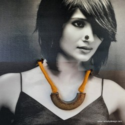 Antique Tribal Kada Refashioned into a Pendant Antique Tribal Kada Refashioned into a Pendant