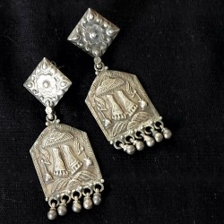 Paduka - Pure Silver Earring Paduka - Pure Silver Earring