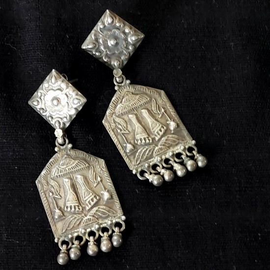 Paduka - Pure Silver Earring