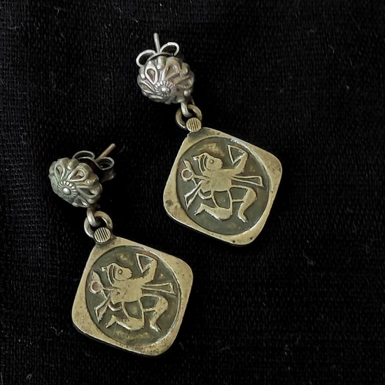 Hanuman - Pure Silver Earring