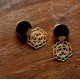 Advaita - Wood and Brass Earring
