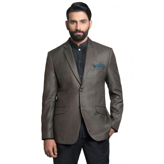 Grey Blended Convertible Tuxedo Suit