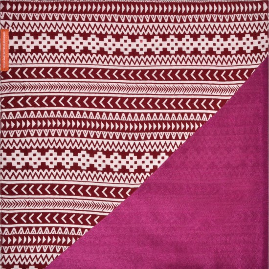 Cotton Silk Aztec Pocket Square 