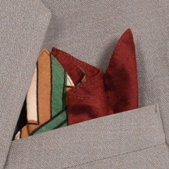 Cotton Silk Pocket Square 