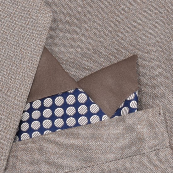 Satin Polka Dot Pocket Square 