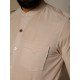Fawn Cotton Epaulet Shirt