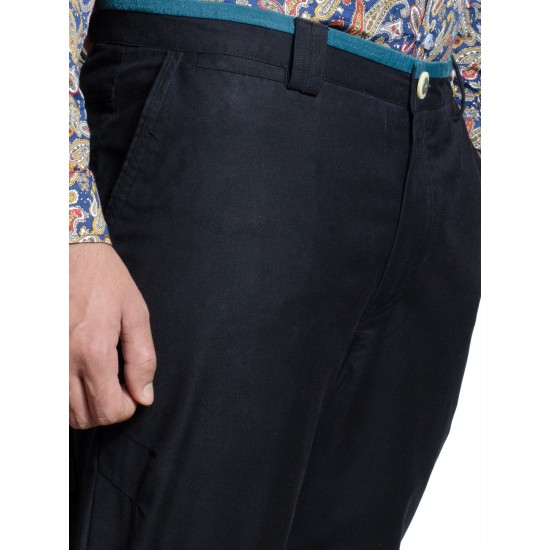 Black Wrinkle Free - Slim Club Trouser