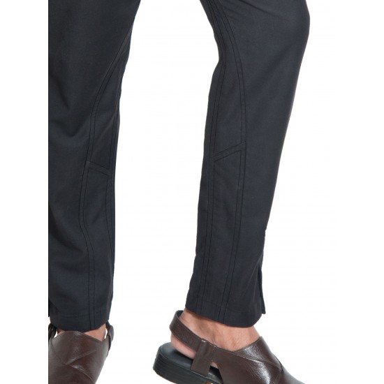 Black Wrinkle Free - Slim Club Trouser