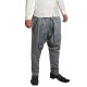 Grey Cotton Draped Stitched-Dhoti Pants